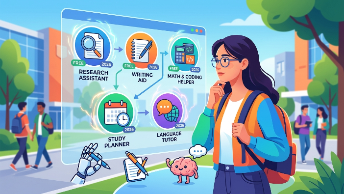 Best AI Tools for College Students Free 2026